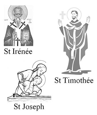 Saint Joseph, Saint Timothée et Saint Irénée
