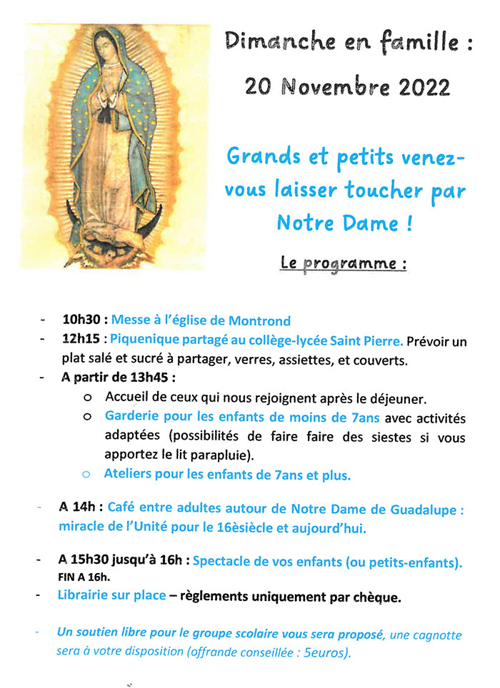 Dimanche en famille 22 novembre 2022 pm Dimanche en famille 22 novembre 2022 pm