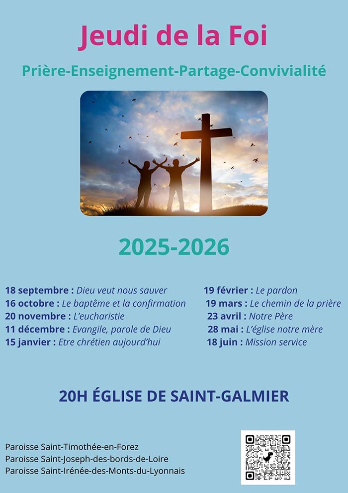 Jeudi de la foi 2025-26